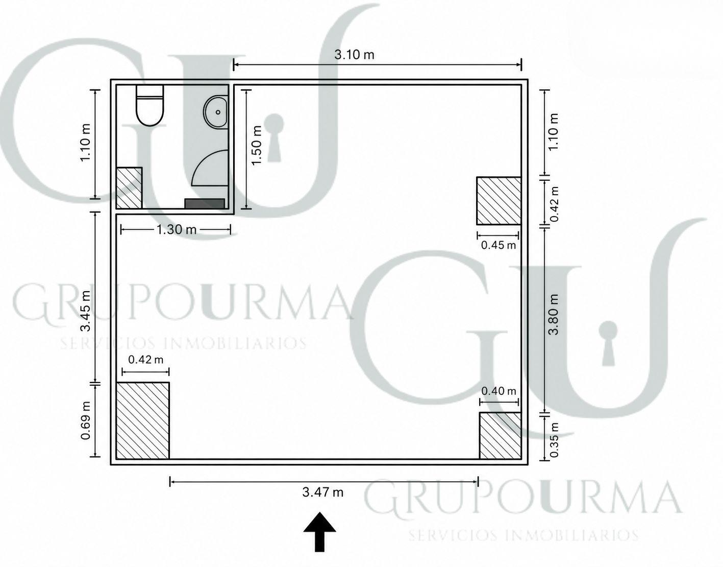 Local comercial en alquiler 26 m²